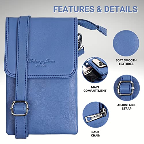 Women Crossbody Shoulder Bags Wallets Touch Screen Cell Phone Purse Soft  Leather Strap Handbag for Female Luxury Messenger Bags