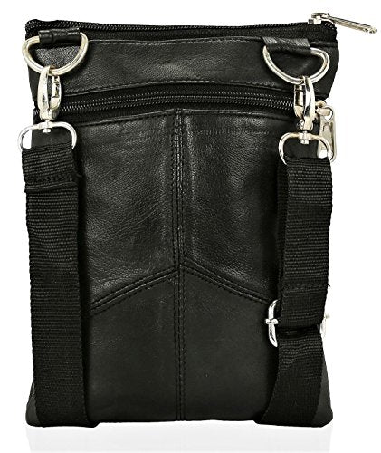 Real Leather Man Bag Mens Shoulder Bag Cross Body Messenger Bag Travel Holiday Document Organizer