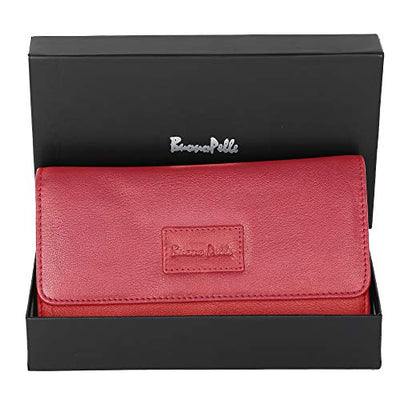 Ladies Designer Luxury Quality Soft Nappa Leather Purse Multi Credit Card Women Clutch Wallet with Zip pocket Gift Boxed