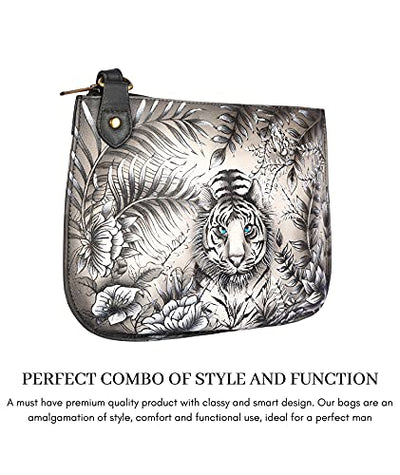 Designer Hand Painted Genuine Real Nappa Leather Handmade Women Ladies Travel Satchel Everyday Crossover Cross body Work Shoulder Handbag Bag