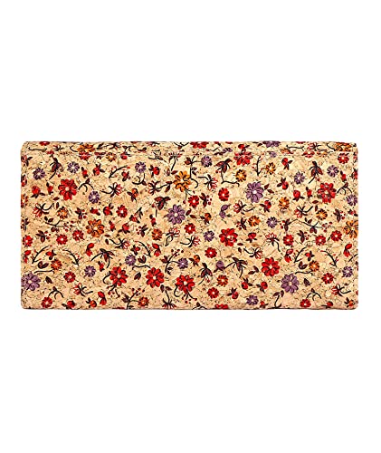 Ladies Cork Vegan RFID Blocking Card Holder Wallet Purse Card Women Wallet