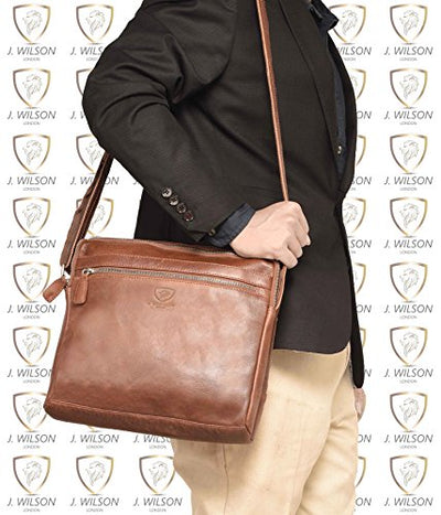 100% Pure Genuine Real Vintage Vegetable Tanned Leather Handmade Mens Womens Leather Flapover Everyday Cross Body Shoulder Work iPad Messenger Bag