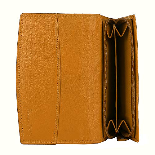 Ladies Designer Luxury Quality Soft Nappa Leather Purse Card Women Clutch Wallet with Zip pocket Gift Boxed