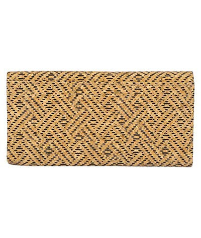 Ladies Cork Vegan RFID Blocking Card Holder Wallet Purse Card Women Wallet