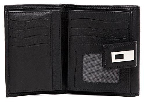 J. Wilson London Ladies RFID Safe Designer Soft Leather Purse Card Women Clutch Wallet with Zip Pocket Gift Boxed