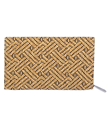 Ladies Cork Vegan RFID Blocking Card Holder Wallet Purse Card Women Wallet